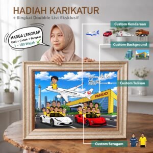 Karikatur PRO Spesial + Bingkai A2 Doubble List