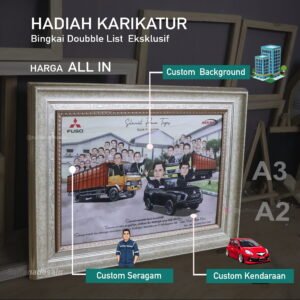 Karikatur PRO Spesial + Bingkai A3 Doubble List