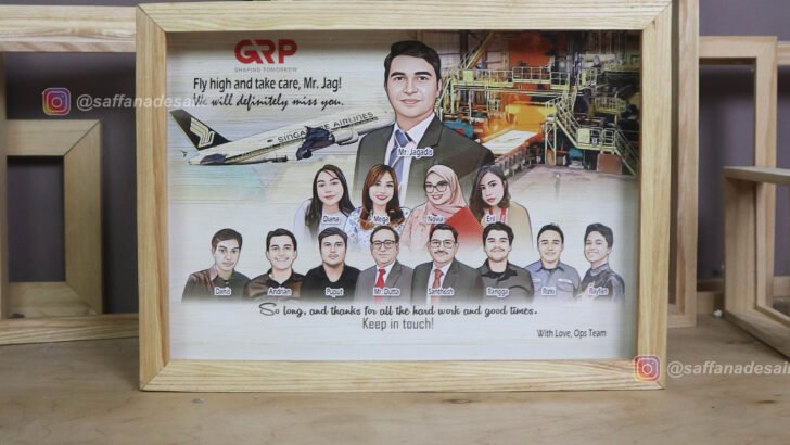 We will miss you / GRP Fly High and take care / Team